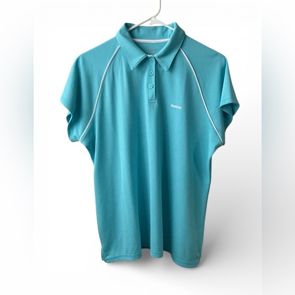 Reebok Tops - ⛳️ Women’s Golf Reebok Teal Polo Shirt XL
